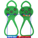 Ice Walk Traction Cleats, Crampons Grippers, Anti Slip Spikes Cover (Green)