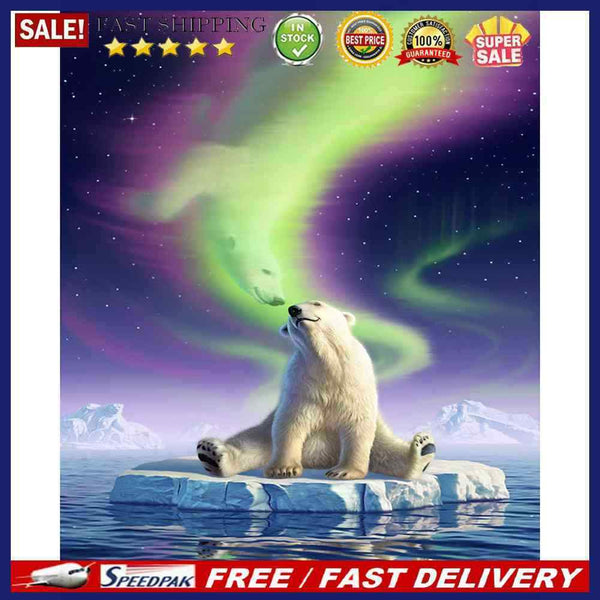DIY Diamond Painting 5D Animal Full Square Embroidery Cross Stitch Decor Gift