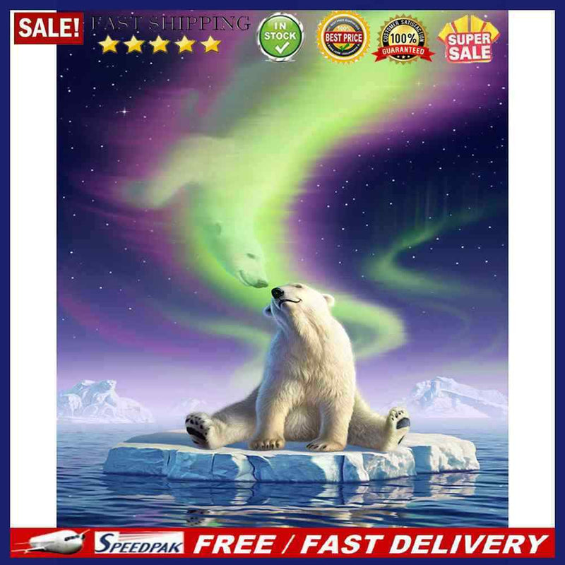 DIY Diamond Painting 5D Animal Full Square Embroidery Cross Stitch Decor Gift