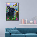 5D DIY Full Drill Diamond Painting Rabbit Cross Stitch Embroidery Mosaic