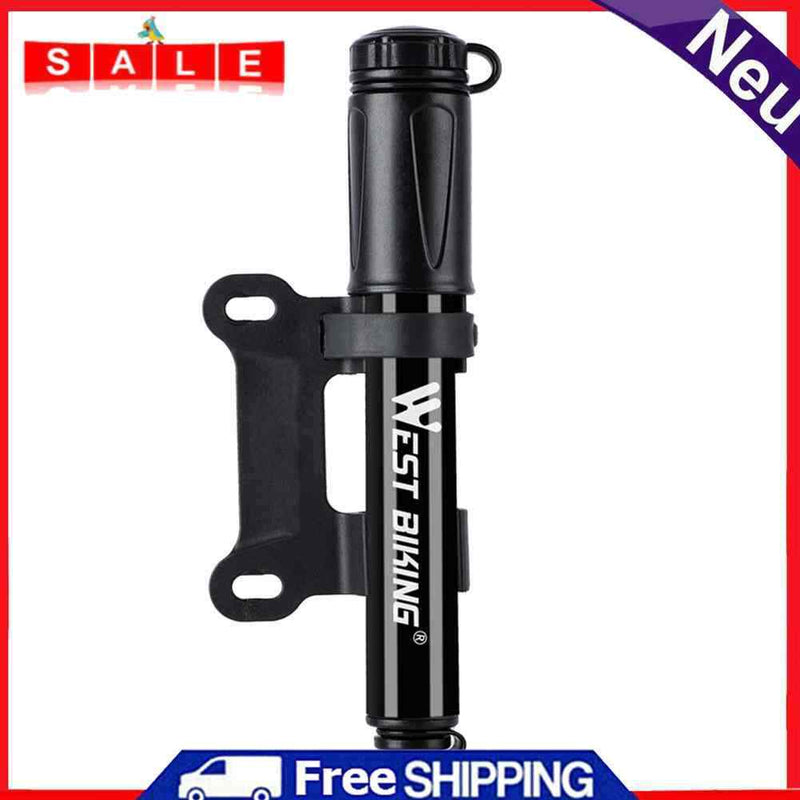 WEST BIKING Portable Bicycle Pump Bike Air Inflator for Schrader French Valve