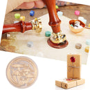 #A Round Mushroom Sealing Wax Stamp Head Fire Paint for Wedding Invitations Card