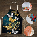 Butterfly Apron Xmas Oil-Proof Hanging Neck Pinafore Accessories for Kitchen