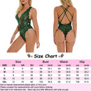 Lace Teddy Bodysuit Deep V Neck Women Hot Sexy Jumpsuits Clear Sexual Clothes