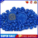 100x Star Retro Sealing Wax Bead Fire Painting Grain for Stamp (Dark Blue)