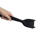 2 in 1 Non Stick Grip Fried Egg Tong Toast Bread Pancake Spatula (Black)