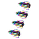 4PCS Rocket Mold Aluminum Wheel Tire Valve Stem Caps Automobile CNC Metal Rei