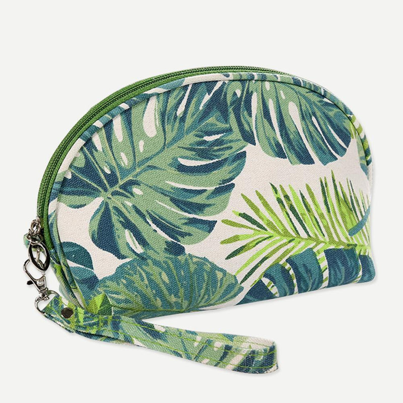 Print Cosmetic Bag Make Up Clutch Portable Travel Women Makeup Wash Storage B