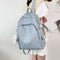 #A Fashion Floral Backpack Nylon Female Preppy Style Large Capacity Schoolbag