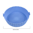 Air Fryer Silicone Pot - Replacement of Parchment Liner Paper (Sky Blue) Newly
