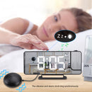 Vibrating Projection Wake Up Desktop Table Alarm Clocks with Snooze USB Ports
