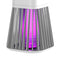 Electric Bug Insect Trap LED Lamp Mute Mosquito Killer (Rechargeable Grey) Newly