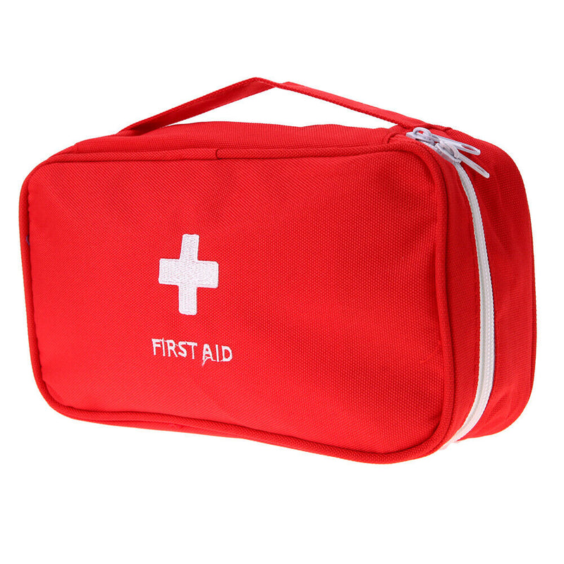Travel Portable First Aid Emergency Medical Large Survival Bag Wrap(Red) Newly