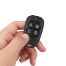 Remote Control 4 Keys Copy Cloning Duplicator for Garage Door (315M Black)