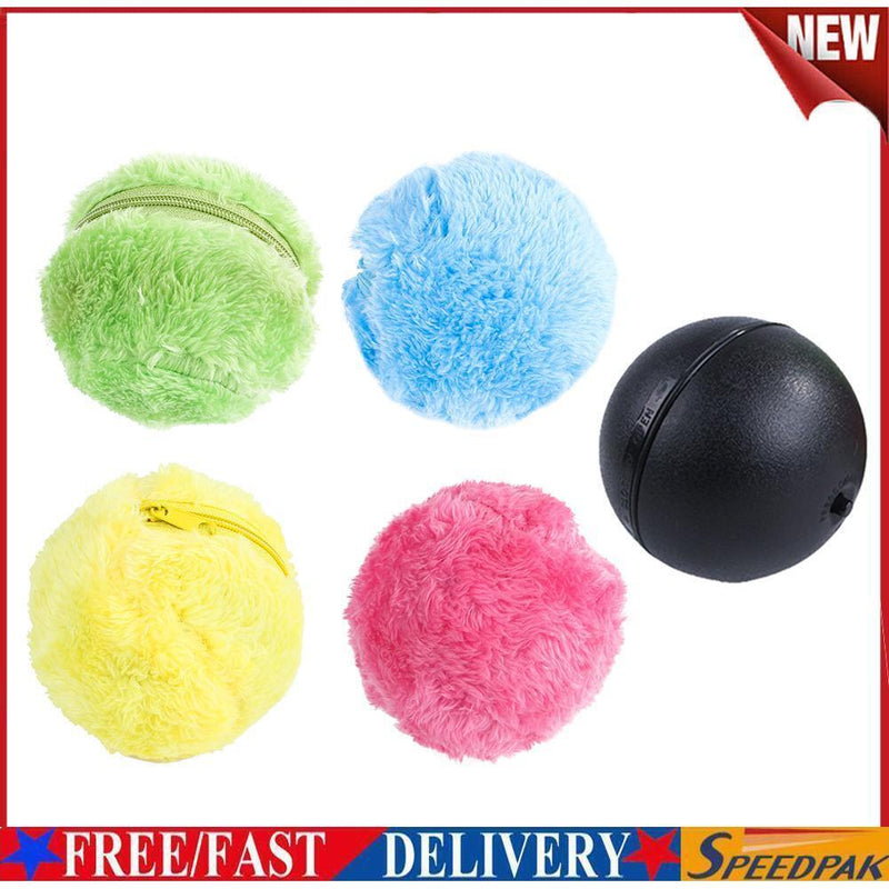 5pcs Pet Electric Magic Roller Ball Automatic Dog Cat Funny Rolling Toys