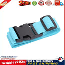 Nylon Travel Tied Cargo Luggage Lash Belt Strap Buckles Camping Kit (Blue) Newly