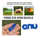 ShineTrip 10pcs Camping Tent Cord Wind Rope Buckle Aluminum Tensioners Fasten