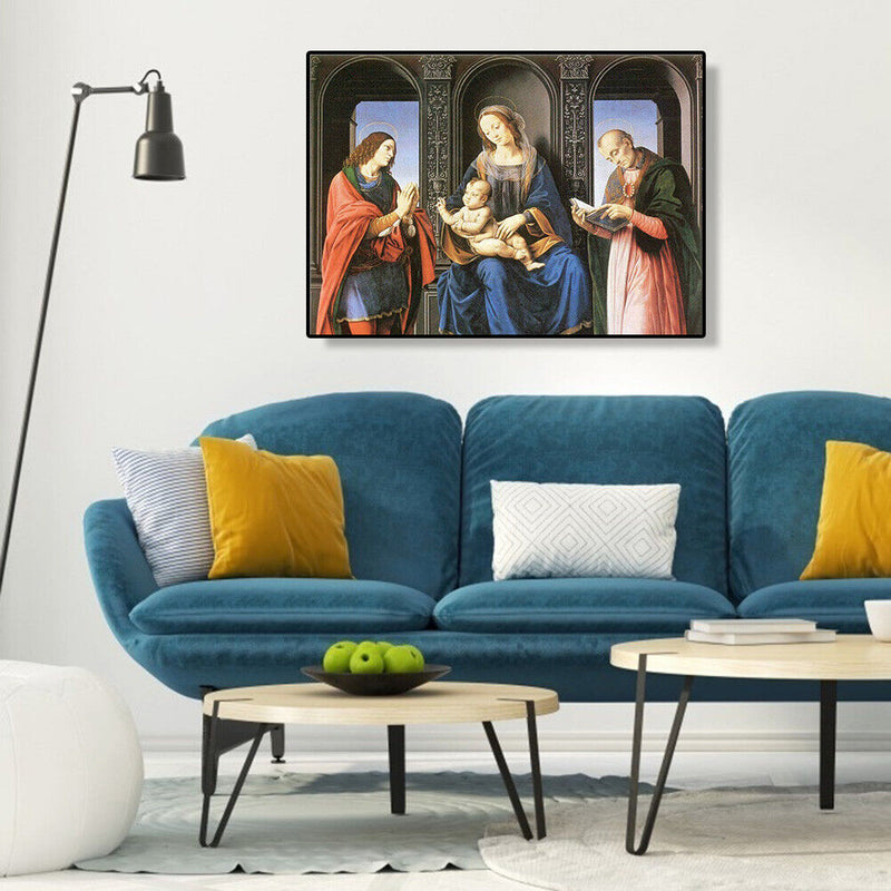 5D DIY Full Drill Diamond Painting Religious Embroidery Mosaic Craft Decor Kit