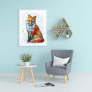 DIY 5D Diamond Painting Full Round Mosaic Fox Handmade Picture Art Home Decor