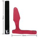 2pcs Fishing Rod Covers Pole Glove Protector+Tie Wrapping Band Belt (Red) Newly