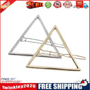 2pcs Geometric Hair Clips Women Triangle Barrettes Hairpins Jewelry Gift