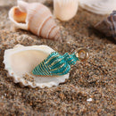 Craft Making Earring Conch Charms Ocean Pendants Handmade Accessories Sea Shell