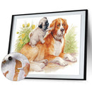 Dog Puppy Oil Paint By Numbers Hand Painted Frameless Painting Home Art Ornam