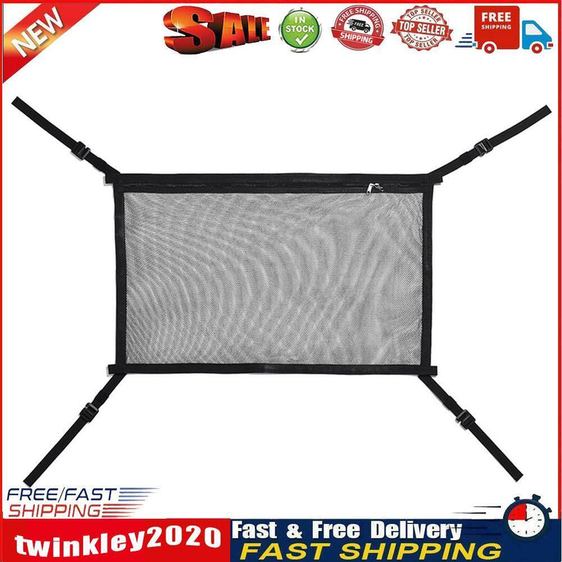 Car Ceiling Storage Net Pocket 8kg Capacity Auto Interior Organizer Bag Newly
