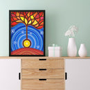 Special Shaped Crystal Full Drill Abstract tree Diamond Painting