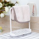 Kitchen Rag Sponge Storage Rack Dishcloth Drain Shelf Towel Hanger (Grey) Newly