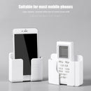 6pcs Wall Mounted Mobile Phone Charging Organizer Storage Box Remote Contro