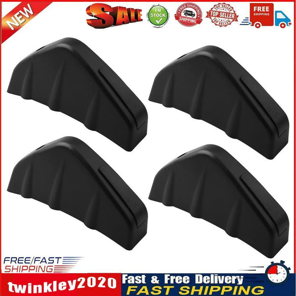 4pcs/set Universal Screw Installation Car Rear Diffuser Add-Ons (Black) Newly
