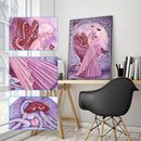 Diamond Embroidery Drawing Angel Woman Part Diamond Painting Kit for Wall Gif