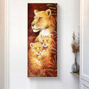 Animal 5D DIY Full Round Diamond Painting Mosaic Picture Home Decoration 30x65cm