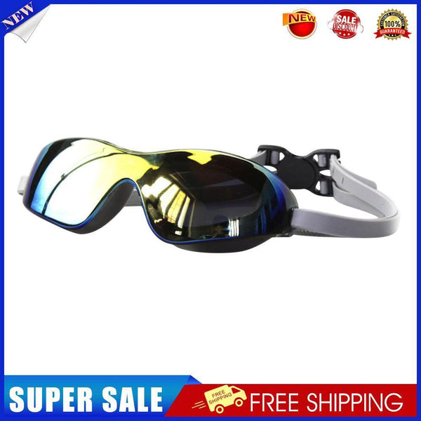 Adults Swimming Eyewear Outdoor Waterproof Anti-fog Diving Goggles (Grey)