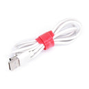 10pcs Fishing Rod Tie Holders Straps Suspenders Fastener Cable Belt (Red) Newly