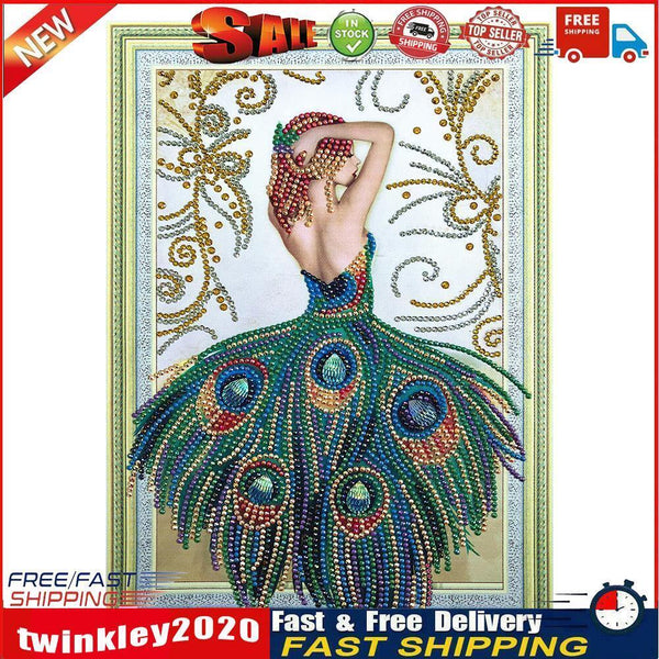 5D DIY Special-shaped Diamond Painting Beauty Cross Stitch Embroidery Kit Newly