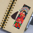 2pcs Diamond Painting Exquisite Peacock Leather Tassel Bookmark Embroidery Craft