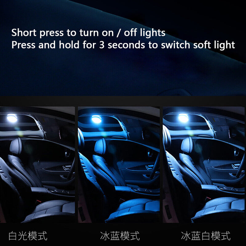 Car LED Dome Lamp Car Indoor Atmosphere Ceiling Cabinet Lamp for Vehicle Van
