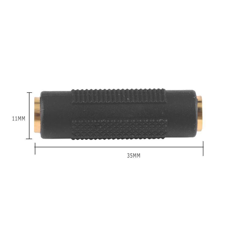 3.5mm Female to 3.5 mm Female Connector F/F Stereo Audio Coupler Adapter  Newly