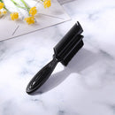 Double Sided Edge Control Hair Comb Styling Eyebrow Brush Tool (Black)