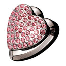 Heart Rhinestone Adhesive Car Hook Organizer Storage Hanger for Cable Headpho