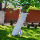 Crystal Hanging Light Catcher Jewelry Wind Chimes Home Wedding Car Decor Gift