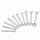 10pcs Double Open End Tooth Gear Socket Slot Spanners Wrench Tool Set for Repair