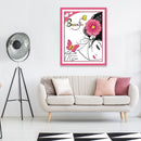 2 Strands DIY 35x44cm Embroidery Kits Cross Stitch Craft Stamped Art Home Decor