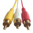 for TV HDTV DVD HDMI Male To 3 RCA Cable Adapter 1080P 5FT Audio Video AV Cord
