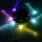 Solar Power Wind Chime Lamp 6 Bubble Column LED Landscape Garden Wind Bell Light