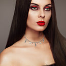 Halloween Necklace Clavicle Chain Metal Chain Necklace Horror Bracelet Gift