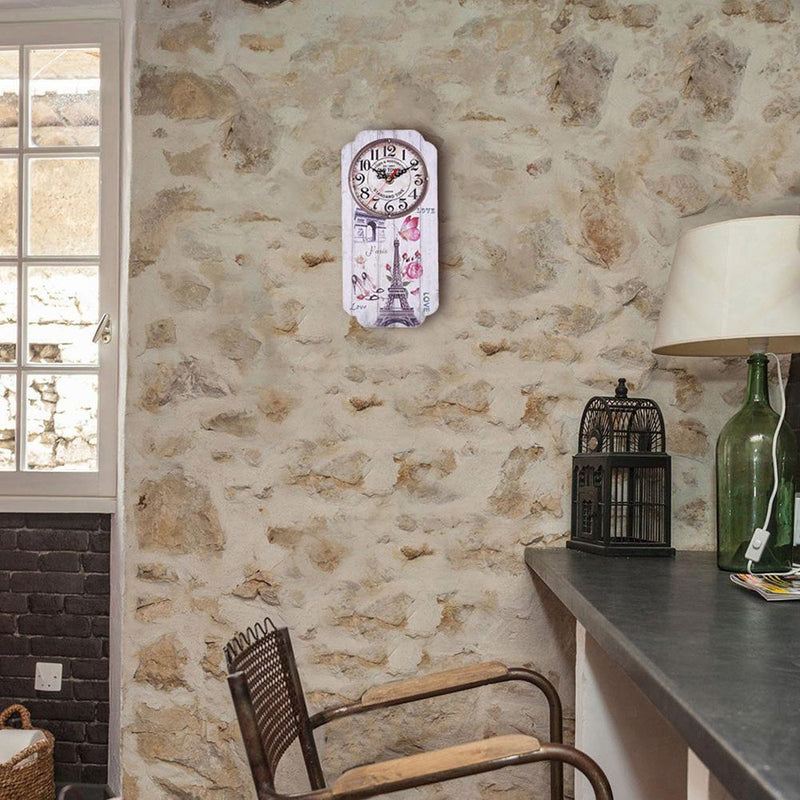 Europe Style Retro Wall Clock Hang Living Room Bedroom Home Bar Decor (4)
