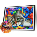 5D DIY Diamond Painting Kits Cat Full Round Drill Wall Mosaic Rhinestone Pi